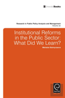Institutional Reforms In The Public Sector