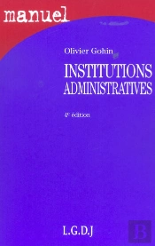 Institutions Administratives ; 4e Edition