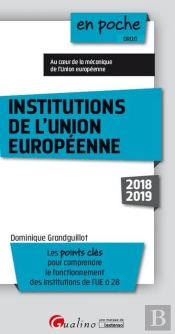 Institutions De L'Union Europeenne - 10eme Edition