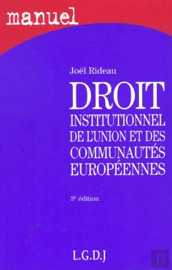 Bertrand.pt - Institutions De L'Union Europeenne Et Des Communautes Europeennes ; 3e Edition