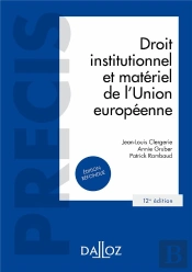 Institutions Et Politiques De L'Union Européenne (Édition 2018)
