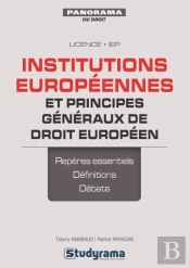 Institutions Européennes Et Principes Généraux De Droit Européen