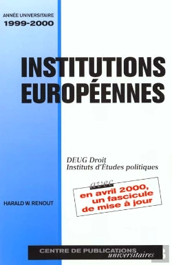Bertrand.pt - Institutions Europeennes
