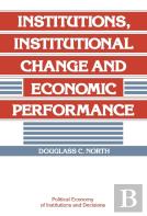 Institutions, Institutional Change And Economic Performance