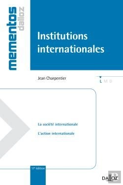 Bertrand.pt - Institutions Internationales (17e Édition)