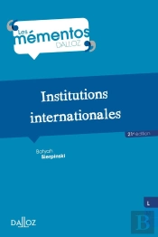 Institutions Internationales - 21e Ed.