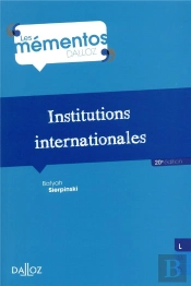 Institutions Internationales (Édition 2018)