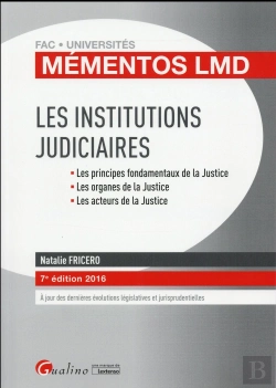 Bertrand.pt - Institutions Judiciaires 2016, 7eme Ed.