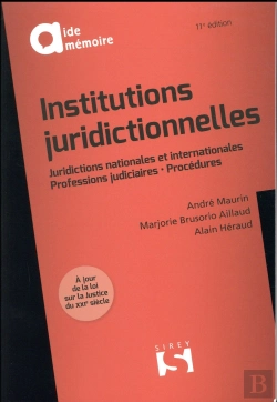 Bertrand.pt - Institutions Juridictionnelles (11e Édition)