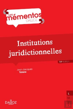 Bertrand.pt - Institutions Juridictionnelles ; 14e Édition