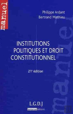 Bertrand.pt - Institutions Politiques Et Droit Constitutionnel (21e Édition)