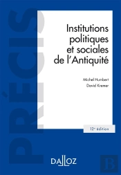 Institutions Politiques Et Sociales De L'Antiquité (12e Édition)