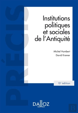 Bertrand.pt - Institutions Politiques Et Sociales De L'Antiquité (12e Édition)