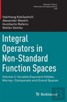 Integral Operators In Non-Standard Function Spaces