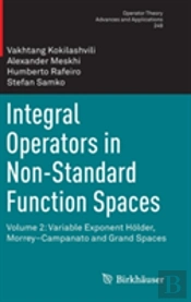 Integral Operators In Non-Standard Function Spaces