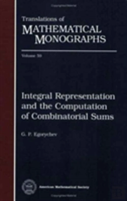 Bertrand.pt - Integral Representation And The Computation Of Combinatorial Sums