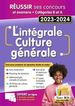 Bertrand.pt - Intégrale : L'Intégrale De Culture Générale : Catégories A Et B Écrits Et Oraux (Édition 2023/2024)