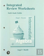 Integrated Review Worksheets For Intermediate Algebra For College Students