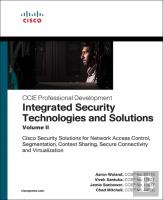 Integrated Security Technologies And Solutions - Volume Ii