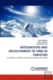 Integration And Devolvement Of Hrm In Pakistan