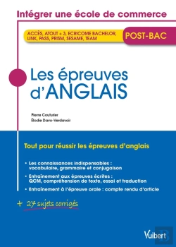 Bertrand.pt - Intégrer Une École De Commerce ; Les Épreuves D'Anglais