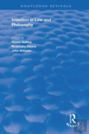 Intention In Law And Philosophy