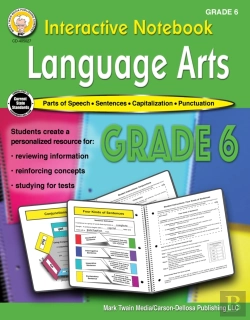 Bertrand.pt - Interactive Notebook: Language Arts Workbook, Grade 6