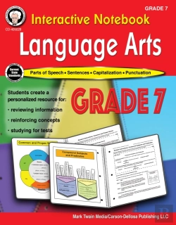 Bertrand.pt - Interactive Notebook: Language Arts Workbook, Grade 7