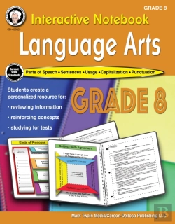 Bertrand.pt - Interactive Notebook: Language Arts Workbook, Grade 8