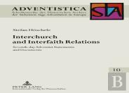 Interchurch And Interfaith Relations