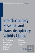 Interdisciplinary Research And Trans-Disciplinary Validity Claims