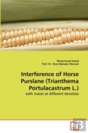 Interference Of Horse Purslane (Trianthema Portulacastrum L.)