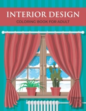 Interior Design Coloring Book For Adult