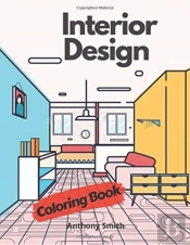 Interior Design Coloring Book For Adults
