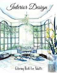 Interior Design Coloring Book For Adults