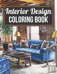 Interior Design Coloring Book