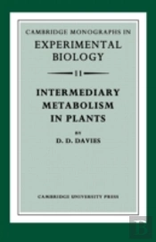 Intermediary Metabolism In Plants