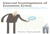 Internal Investigations Of Economic Crime