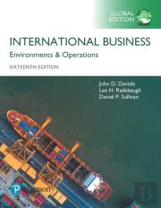 International Business Plus Pearson Mylab Management With Pearson Etext, Global Edition