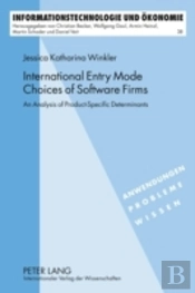 International Entry Mode Choices Of Software Firms