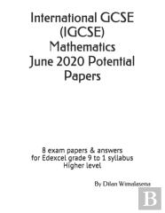 International Gcse (Igcse) Mathematics June 2020 Potential Papers