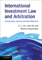 International Investment Law And Arbitration