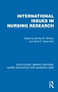 International Issues In Nursing Research