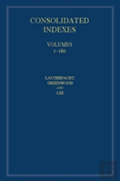 International Law Reports, Consolidated Index