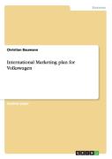 International Marketing Plan For Volkswagen