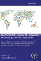 International Review Of Research In Developmental Disabilities