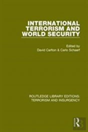 International Terrorism And World Security