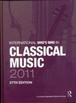 Bertrand.pt - International Who'S Who In Classical Music 2011