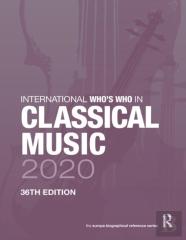 International Who'S Who In Classical Music 2020