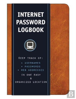 Bertrand.pt - Internet Password Logbook (Cognac Leatherette)